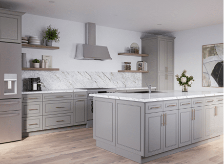 grey kitchen modern paint colors 