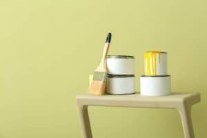 Olive Green Interior Painting