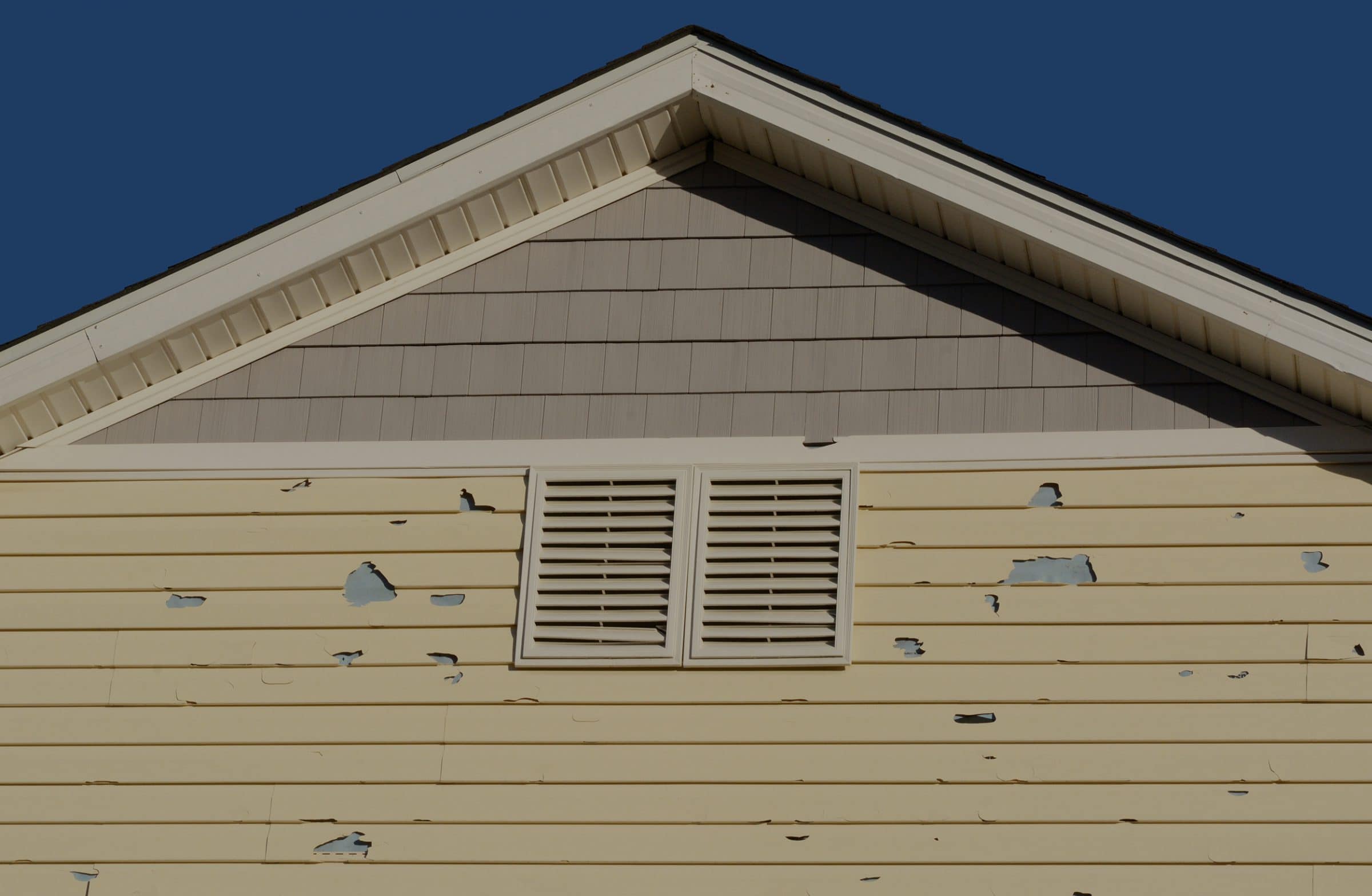 exterior paint chipping