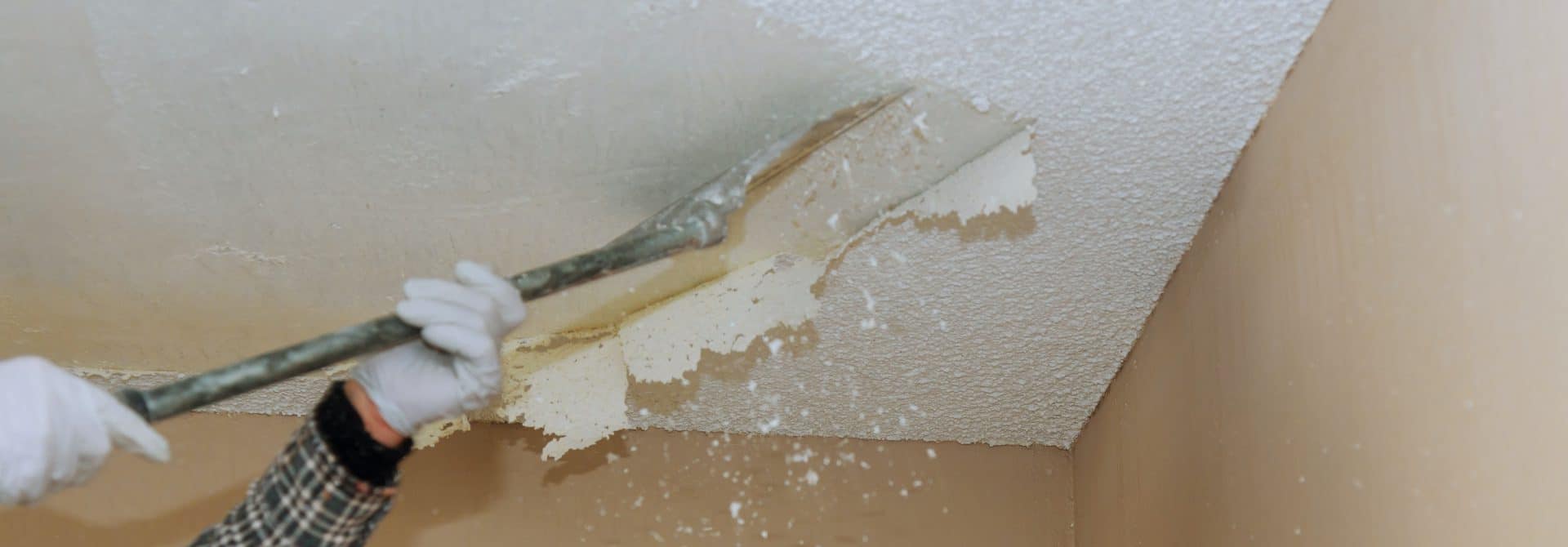 Removing popcorn ceiling